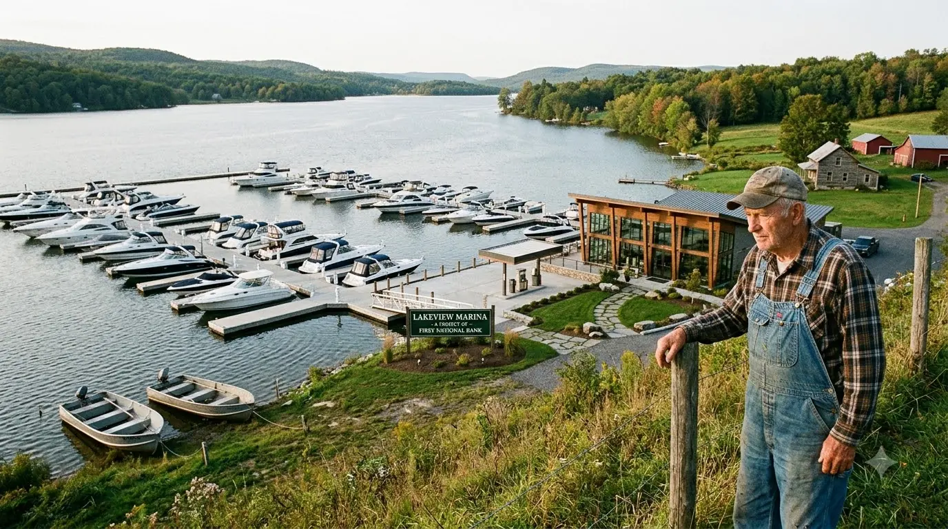 The Bank Built a $48M Marina on His Family’s Lake — Then He Opened the Old Spillway