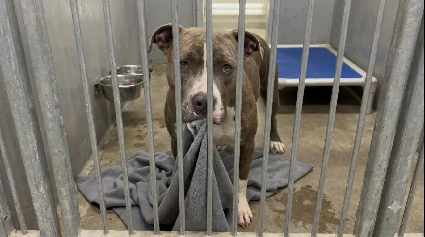 He’s Scheduled to Die Tomorrow Morning, but Tonight He’s Still Pulling His Blanket Into a Nest by the Kennel Door