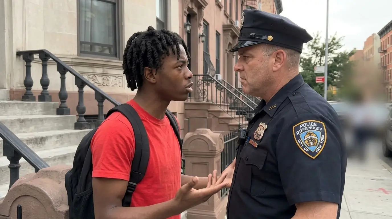 A Cop Handcuffed A Black Teen Outside His Own Brownstone — Then His Mother Pulled Up Wearing A Lieutenant’s Badge