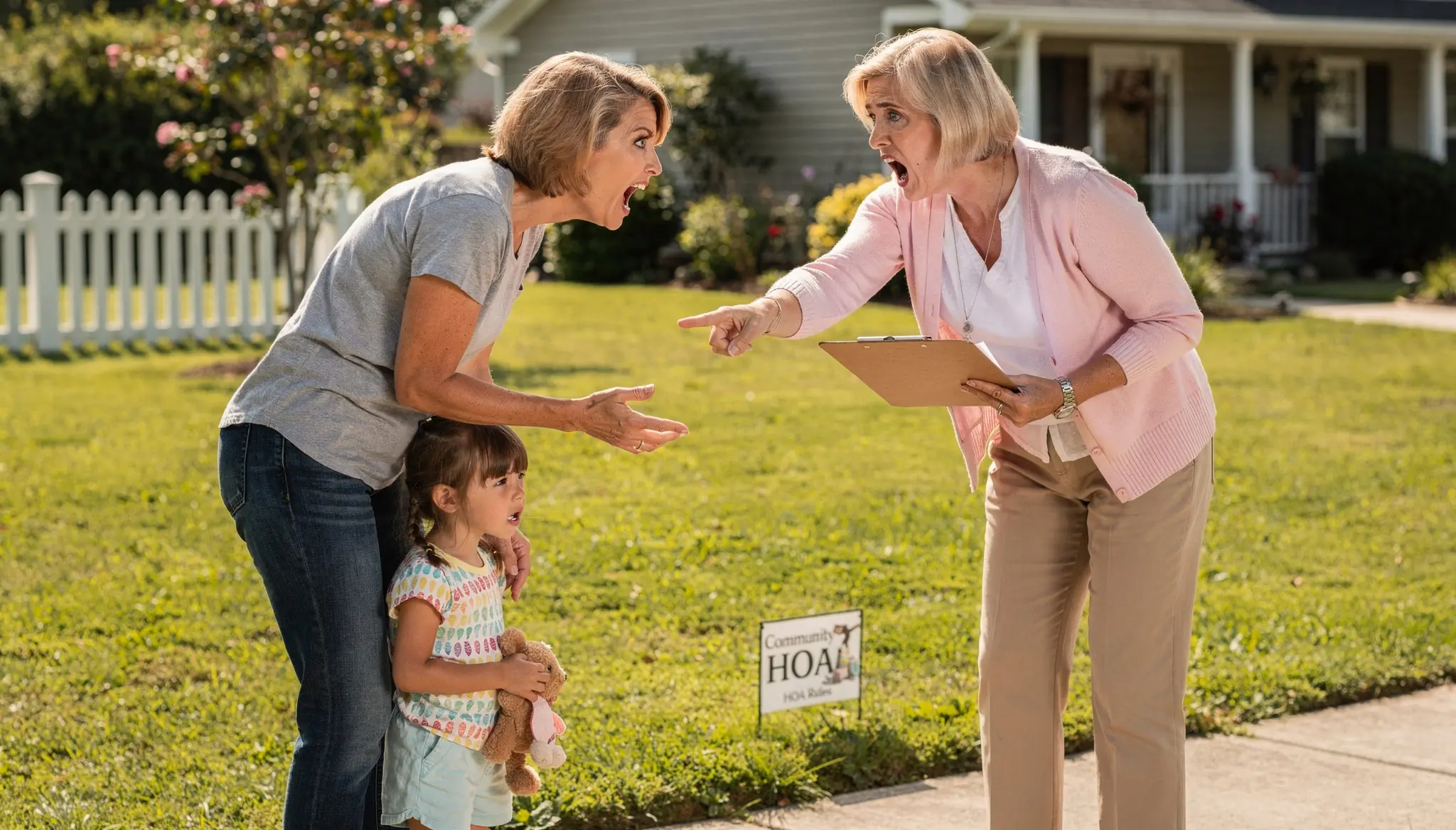 HOA Karen Beat My 5 Year Old Daughter Into Coma —  Unaware I'm District Attorney