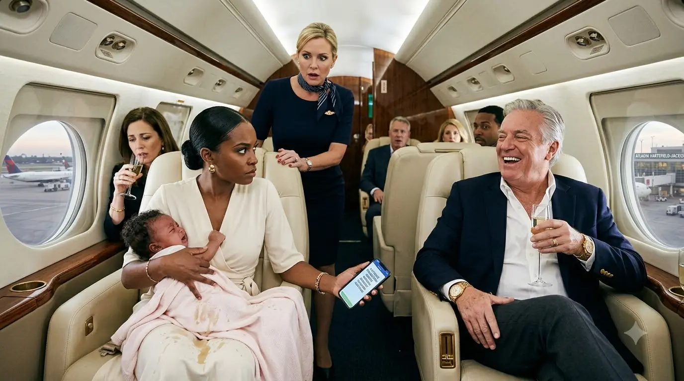 A Billionaire Spilled Champagne on Her Baby and Laughed — Then One Phone Call Put His Entire Future on Hold
