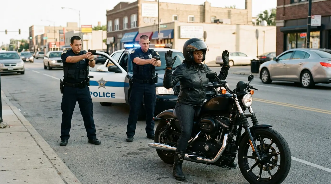 Two Cops Arrested a Black Woman Riding a Harley — Unaware She Was the County Sheriff