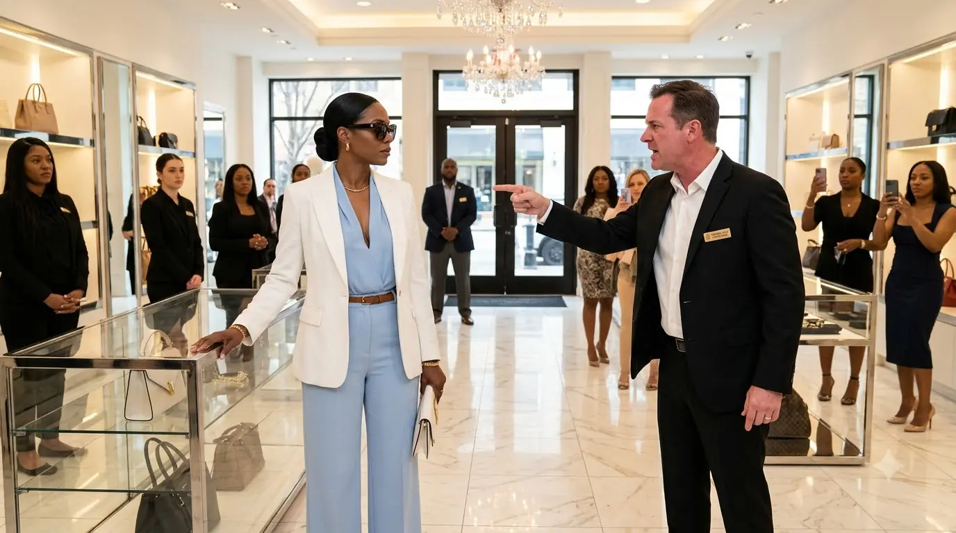 A Manager Ordered a Woman Out of a Luxury Store — Then He Learned She Owned Every Store in the Chain