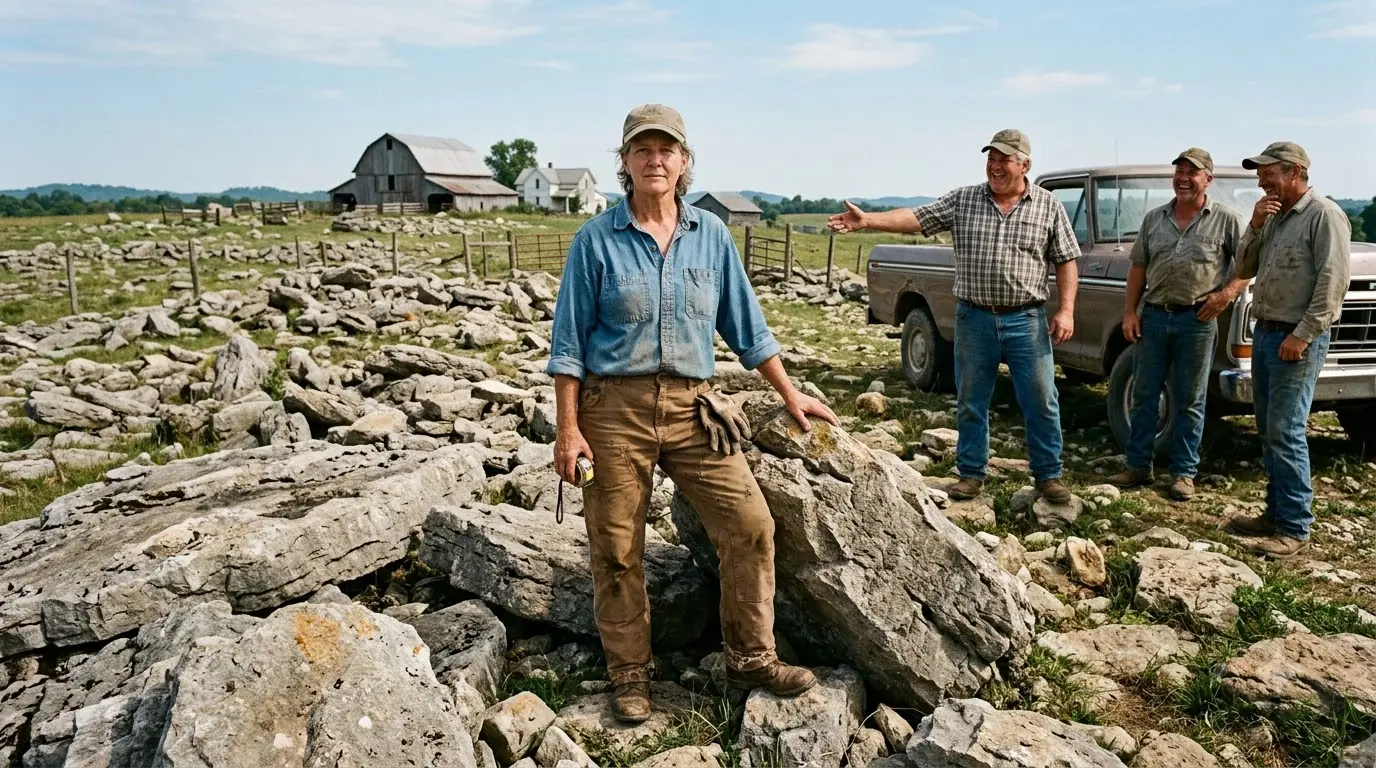 The Banker Said No One Would Buy a Farm Full of Rocks — A Mason Paid Cash for the Field by the Ton