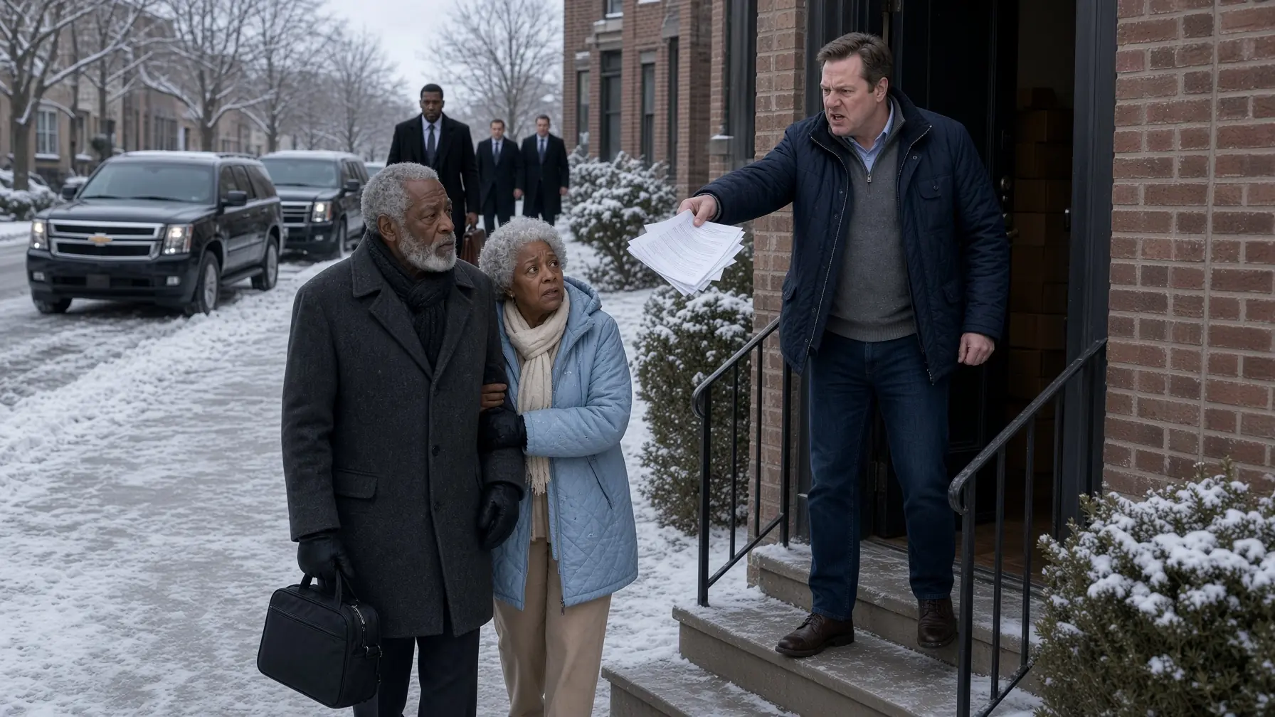 Landlord Kicked the Black Couple Into the Cold — But Went Pale When Their Son Appeared as a Judge