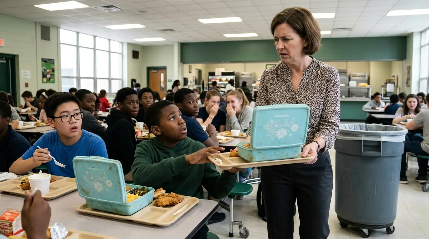 Teacher Threw Black Student's Food Away — Until His Father Walked In