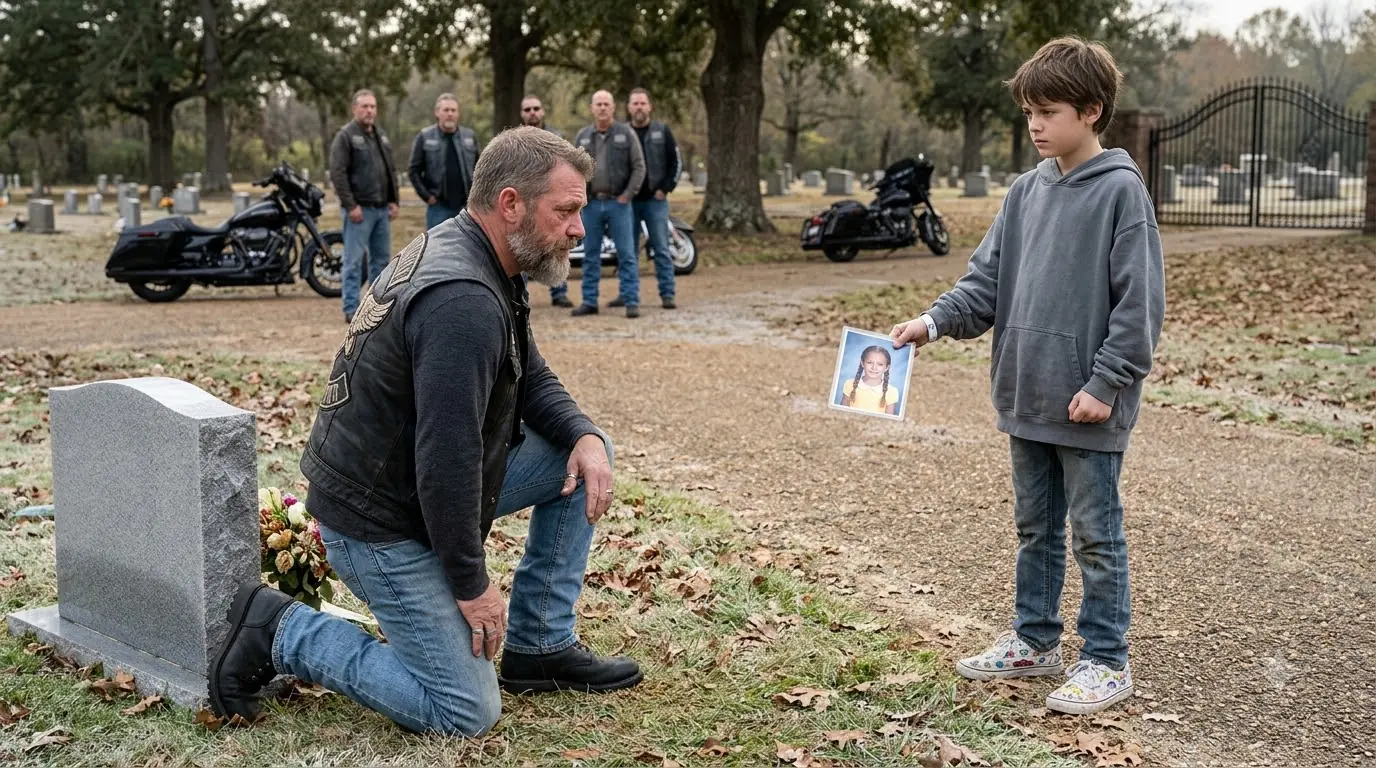 "Your Daughter's Alive" Orphan Boy Whispered to Grieving Biker — Then 109 Hells Angels Stood Up