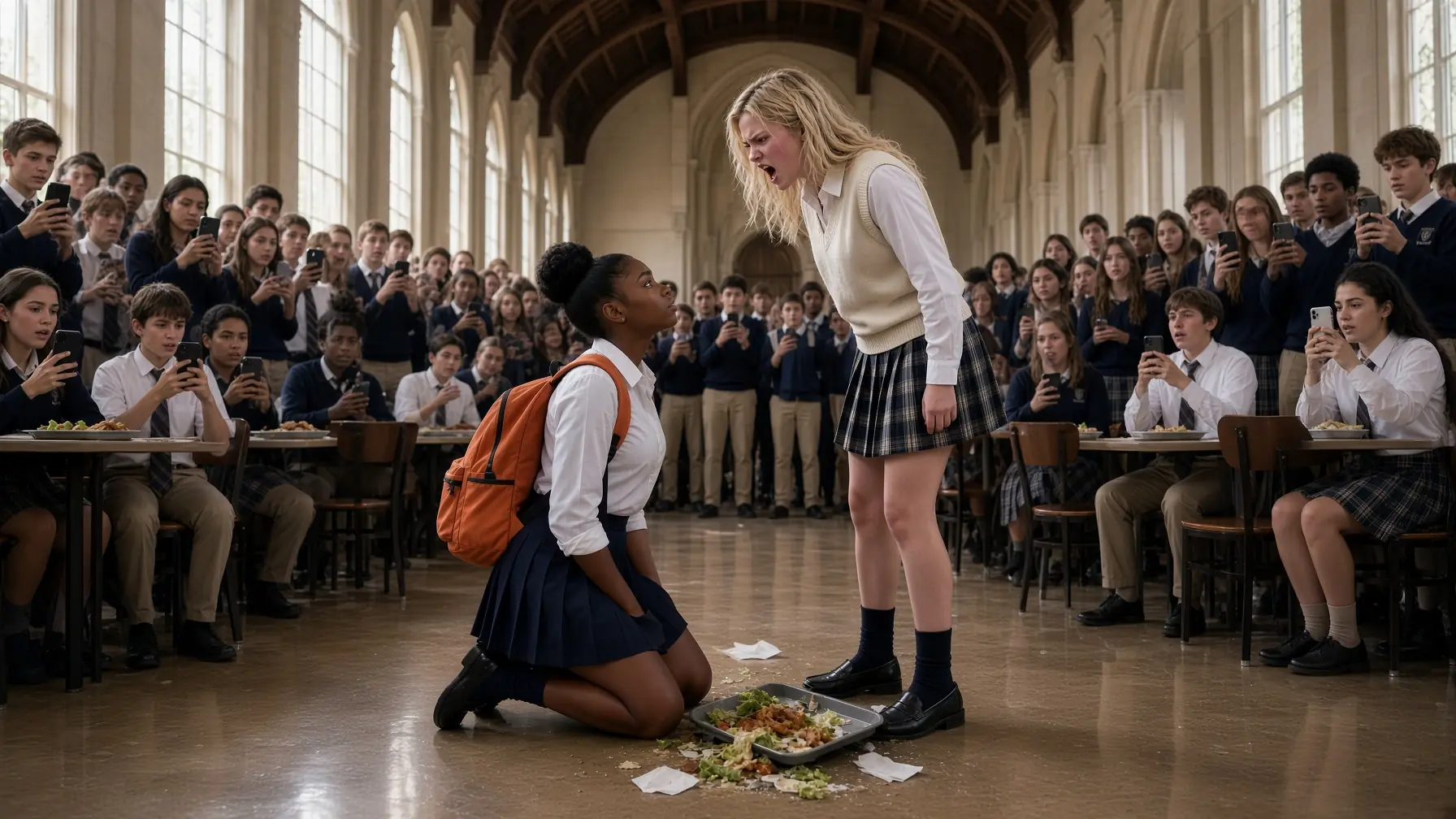 Bully Challenged a Black Girl at Lunch—Then Her Training Silenced the Entire Cafeteria