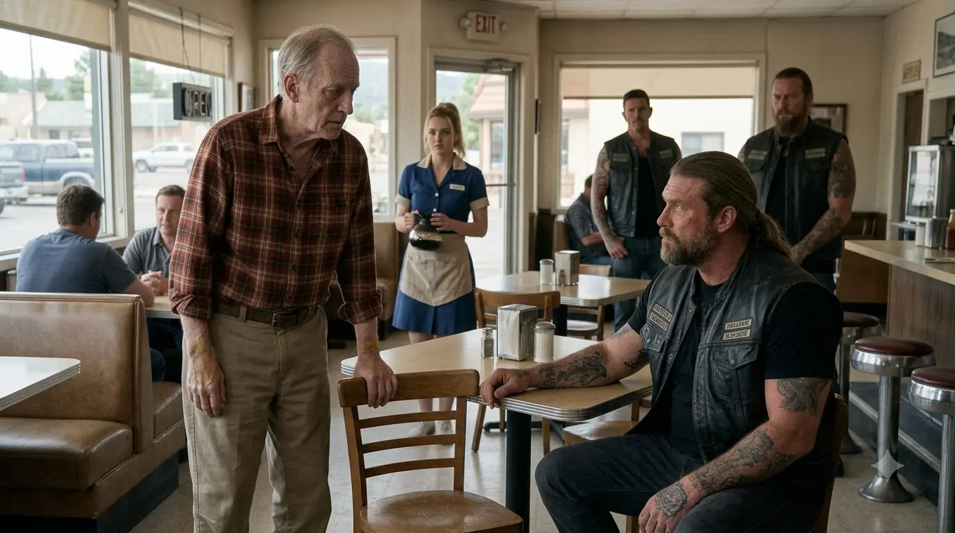 “Can I Sit With You?” a Limping Old Man Asked a Hells Angels Biker — Then They Saw His Trembling Arm