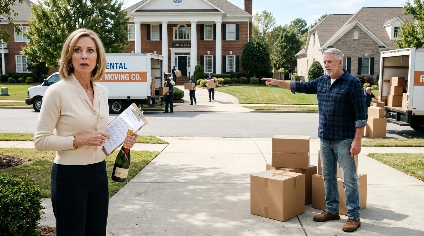 Karen Smiled as My Parents Packed — She Froze When I Said, “They’re Moving Into Your House”