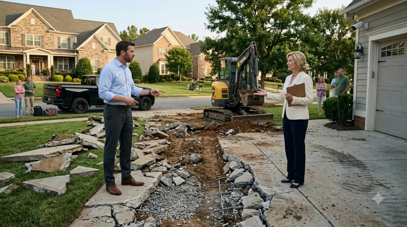 HOA Cut Open My Driveway While I Was Away — Then the County Asked for Their Permit