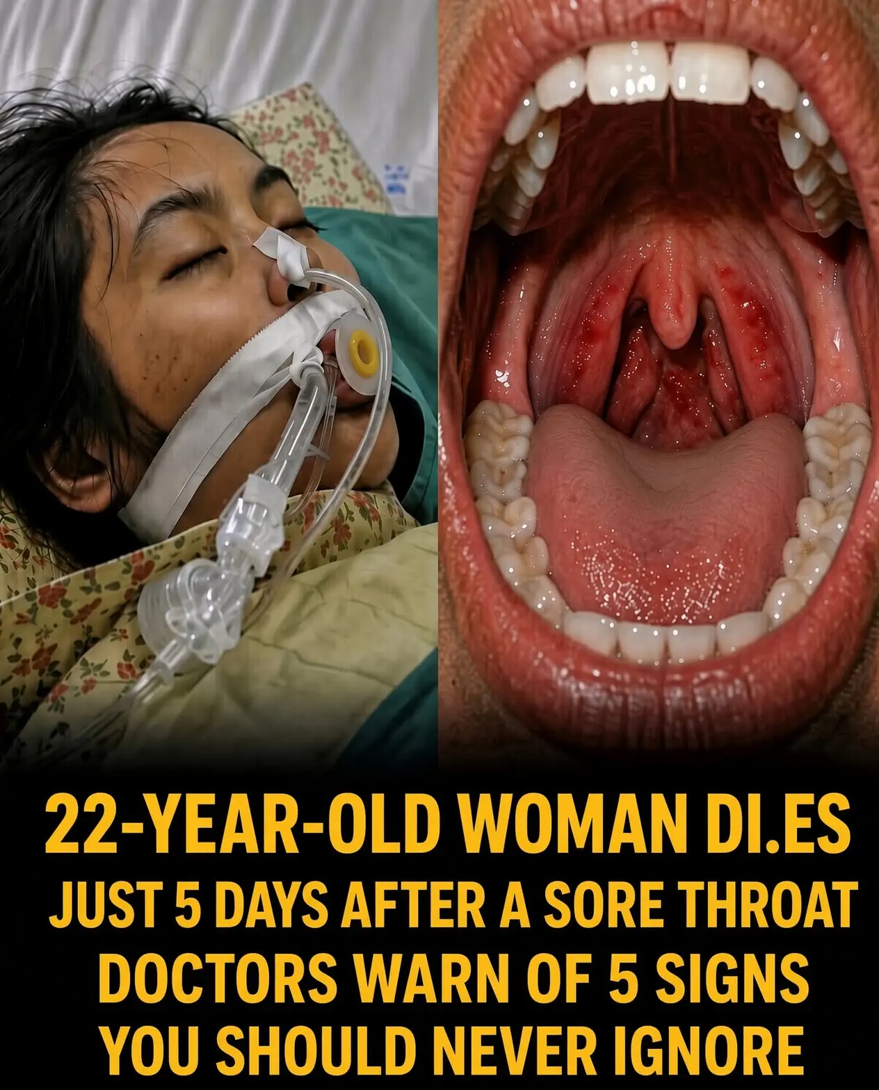 She Thought It Was Just a Sore Throat — Five Days Later, Her Life Was Gone