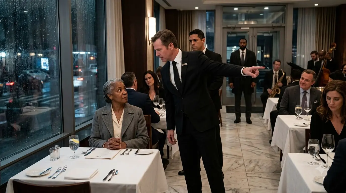 An Old Woman Was Thrown Out Of A Luxury Restaurant — Then Her Son Put One Business Card On the Table
