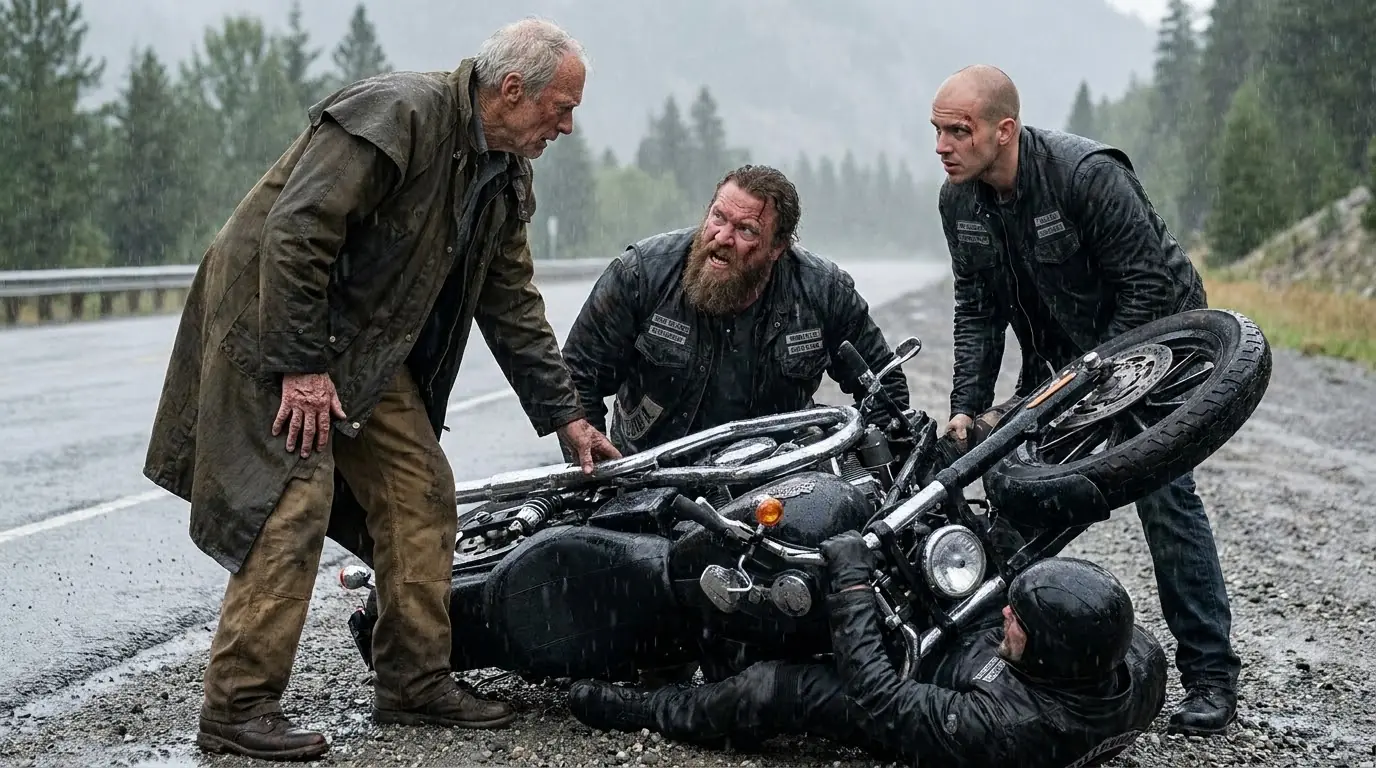Old Mechanic Helped Bikers in a Storm — Then the Ground Began Shaking Outside