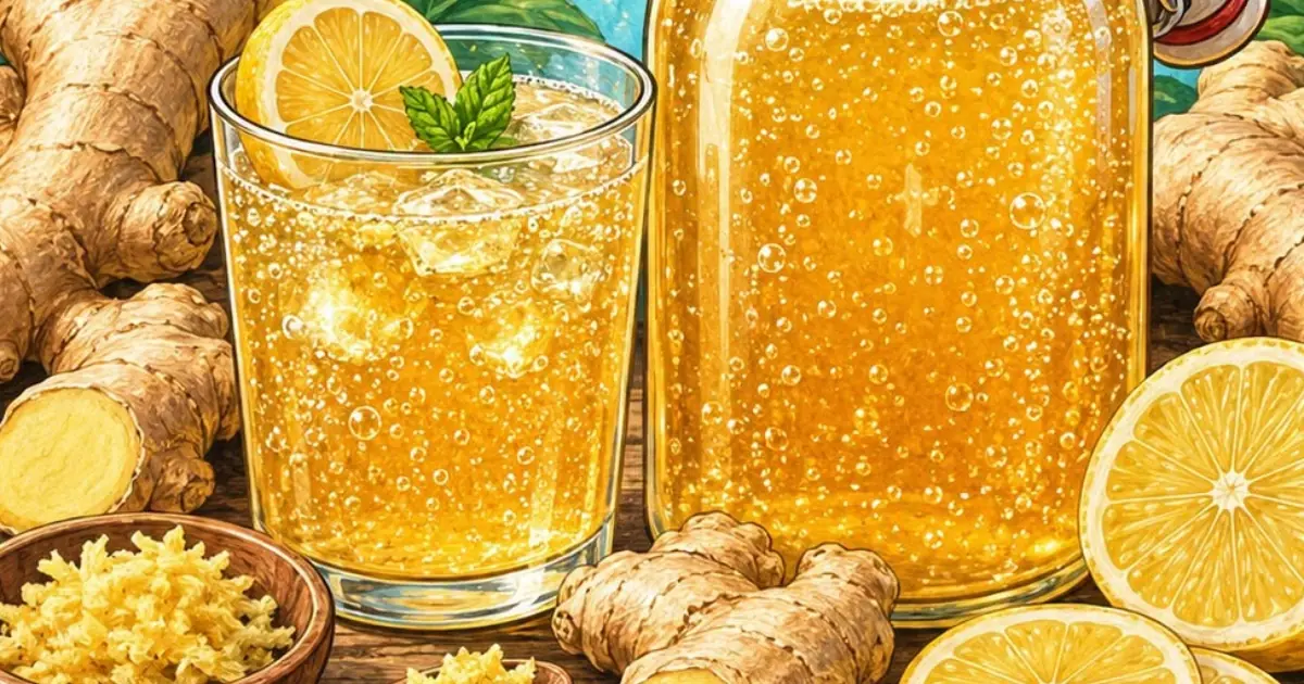 How to Make Ginger Ale (Ginger Beer) to Reduce Pain and Inflammation
