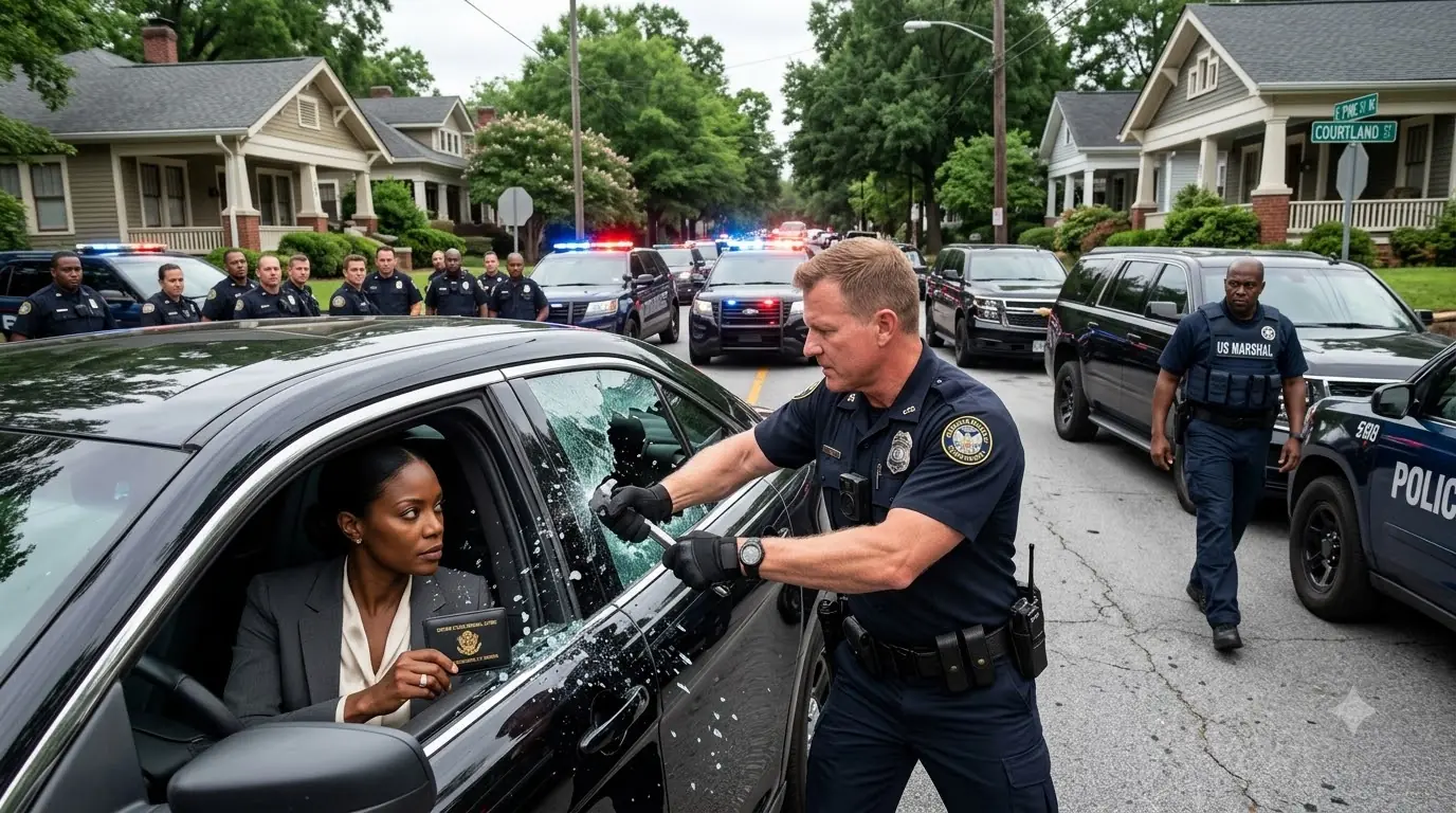 Officer Smashed a Woman’s Car Window and Ordered Her Out — Then She Raised Her Federal Judge Credentials