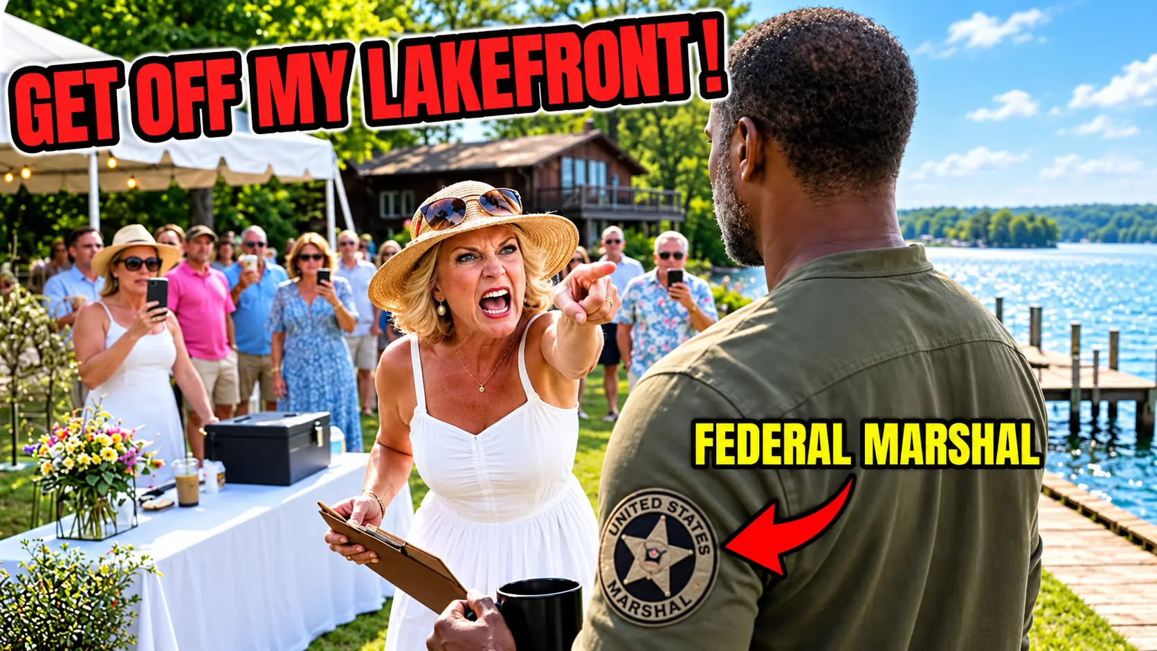 HOA Karen Hosted a Weekend Bash on My Lake Lot — Unaware She Was Trespassing on a Federal Marshal’s Property