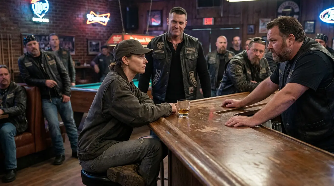 Bikers Surrounded a Woman in Their Bar — Then She Pulled Out a Badge