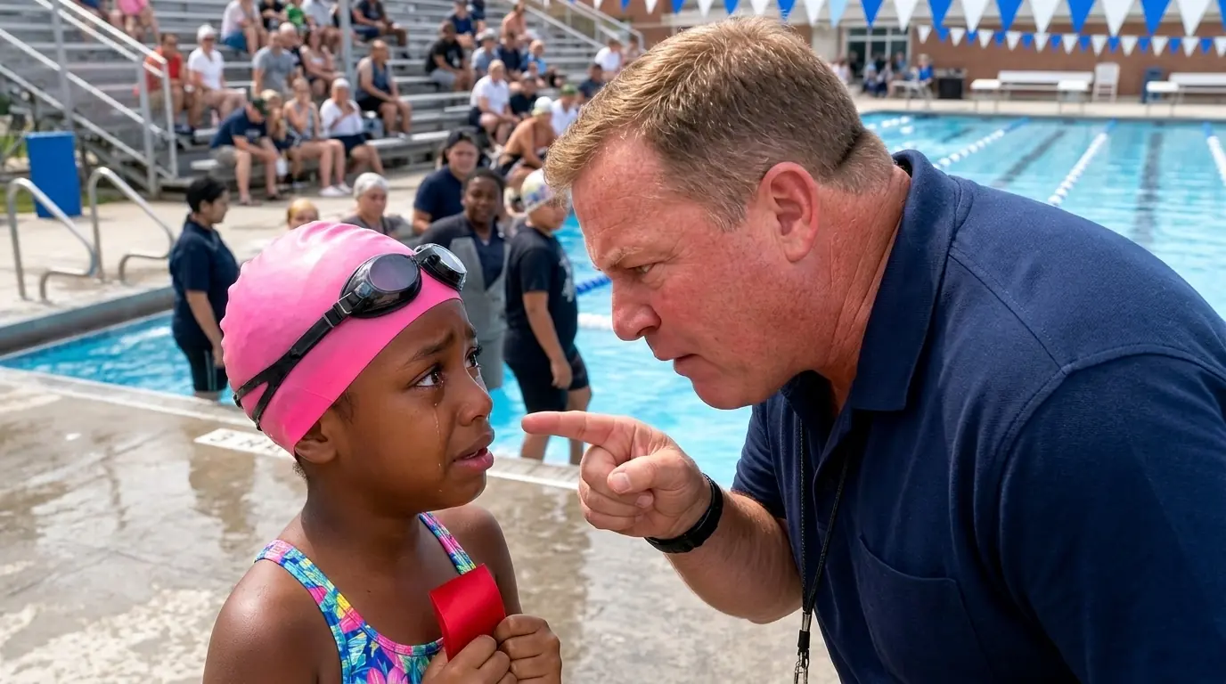 He Tried to Take a Little Black Girl’s Winning Ribbon—Then Her Older Sister Walked Onto the Pool Deck