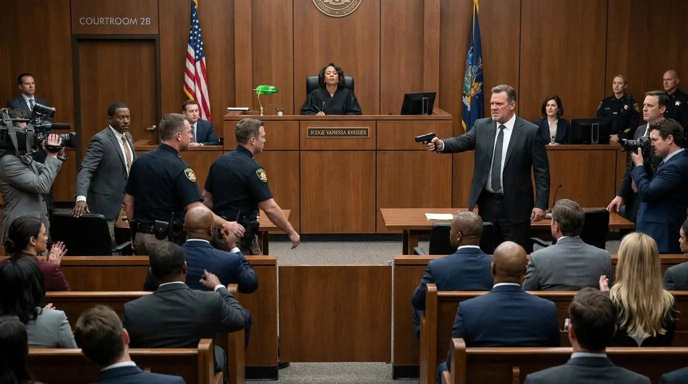 Racist Cop On Trial Points Gun At Black Judge — Then She Refused to Flinch