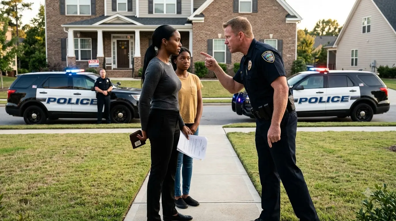 Cops Ordered a Single Mom Out of the House She Had Just Bought — Then One Credential Wallet Changed the Entire Street