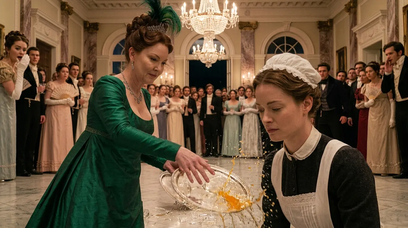 They Thought She Was Only a Maid at the Duke’s Estate — Until 12 Royal Guards Bowed to Her