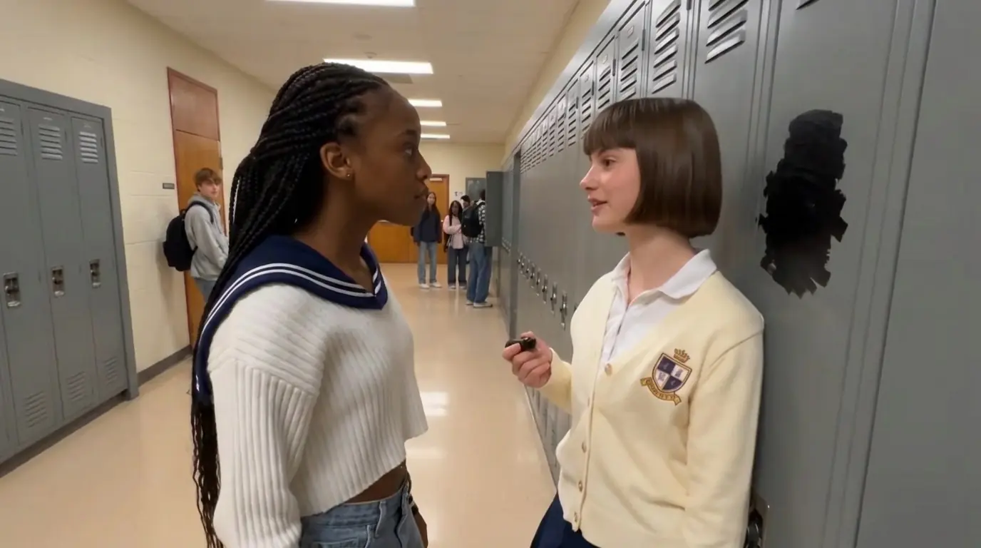 She Vandalized the Quiet Girl’s Locker Thinking Nobody Was Watching—Then the Owner Turned the Corner