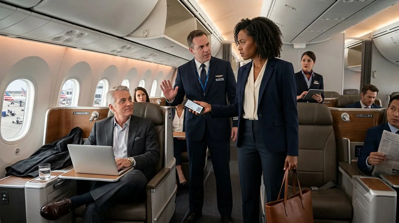 A Passenger Took A Billionaire’s Daughter’s First-Class Seat — Minutes Later, Flight Was Grounded