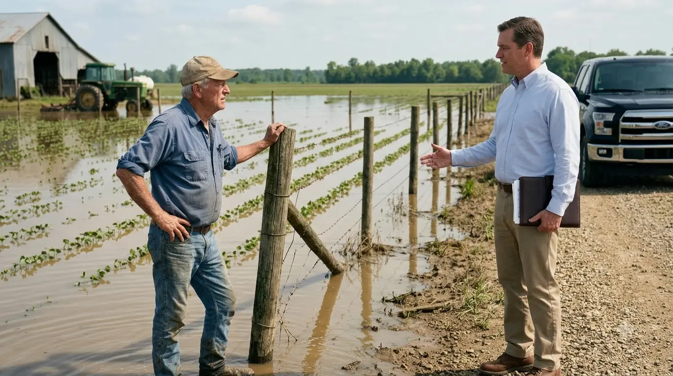 The Bank Flooded the Old Farmer's Land to Drive Him Out — Instead, It Made Him Richer