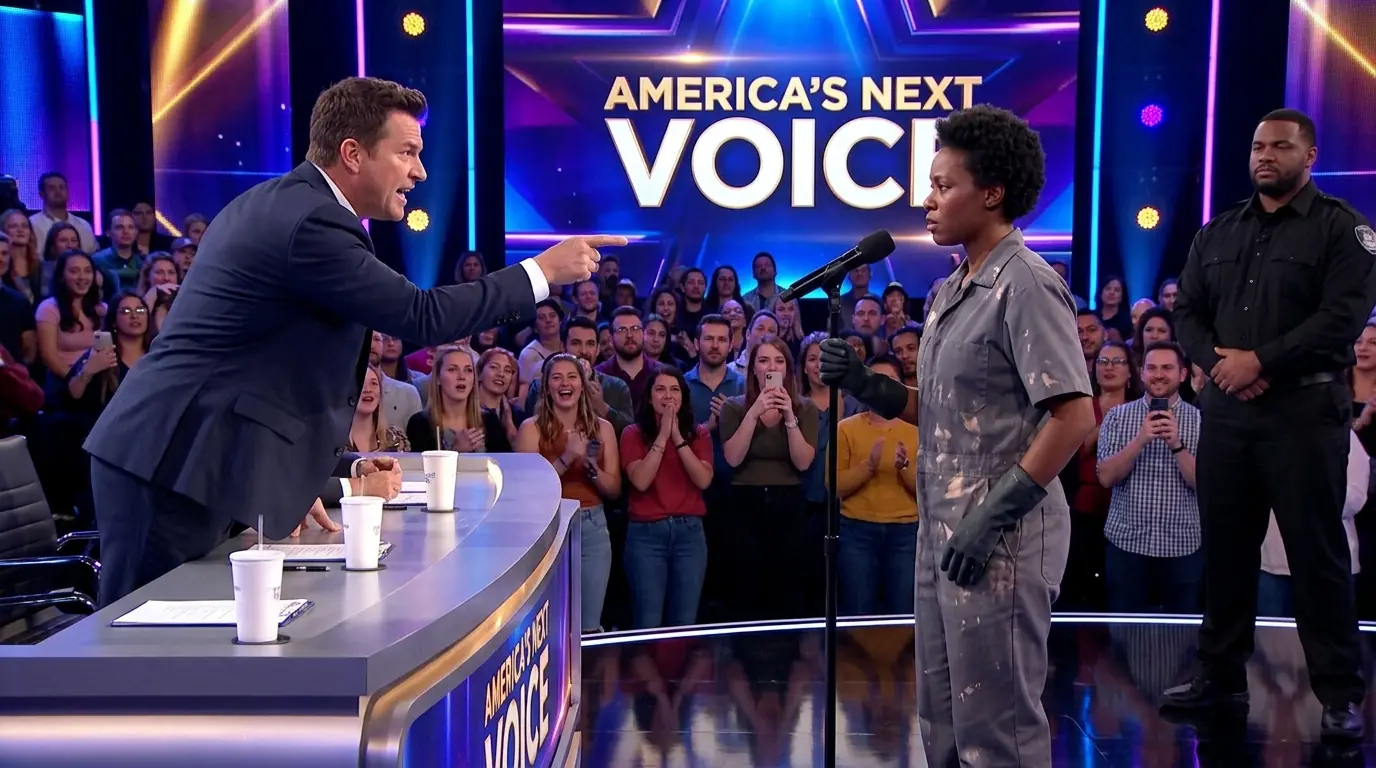 Judge Mocks Black Janitor Live TV: "I'll Quit If She Can Sing＂ — She Opens Her Mouth, He Can't Speak