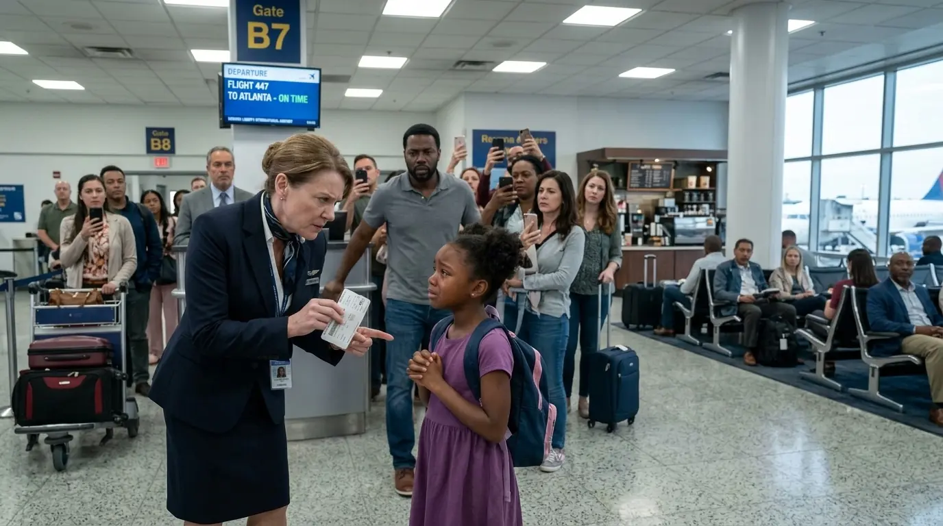 Flight Attendant Kicked Out a Black Sick Girl — Minutes Later, Her Dad Grounded the Plane!