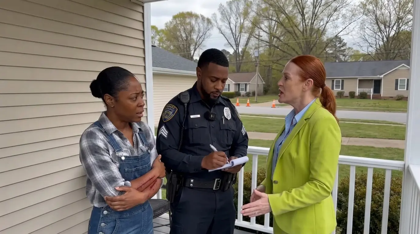 She Walked Into Her Neighbor’s House Over A Leaf Blower — Then The Officer Asked Why She Thought Calling 911 Made Her The Victim
