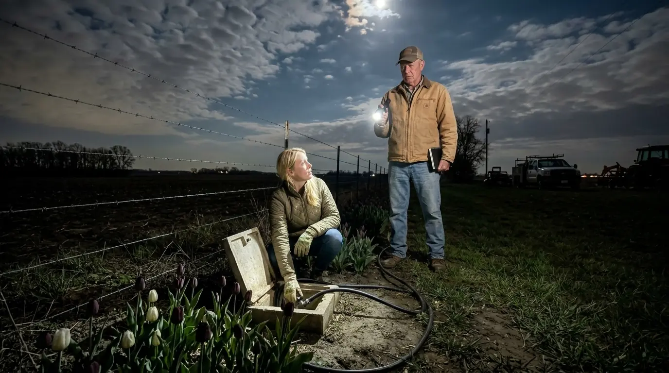 HOA Karen Stole Water From My Line For Her Tulip Show — Until I Spiked It With Blue Dye And Salt