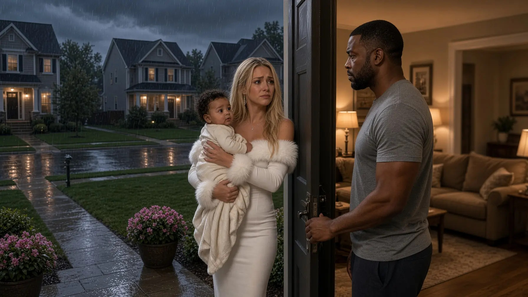 The Black Single Dad Thought He’d Never See His Ex Again— She Knocked on His Door Holding a Baby