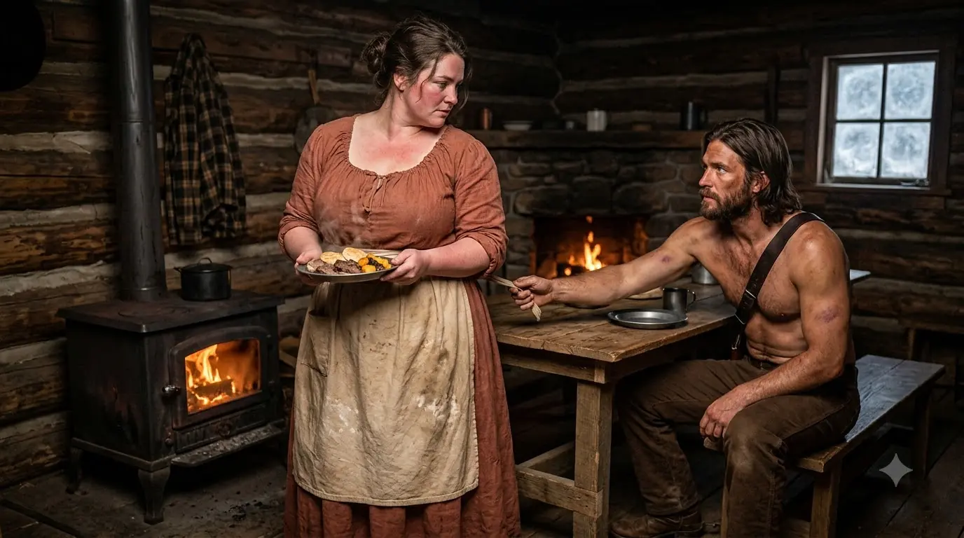 “Who Taught You to Cook Like That?” the Cowboy Asked After One Bite — Then the Past Finally Knocked on Their Door