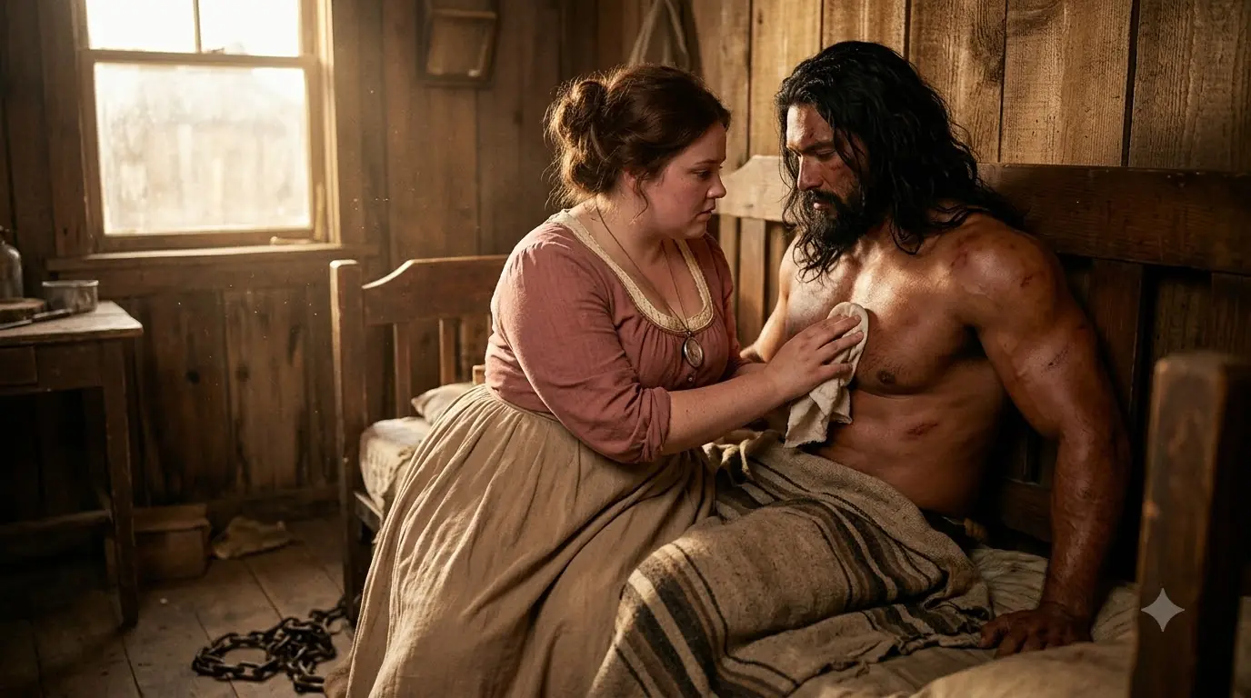She Spent Her Last $143 to Save the Mountain Man Everyone Feared — Then He Recognized the Locket Her Father Told Her Never to Open