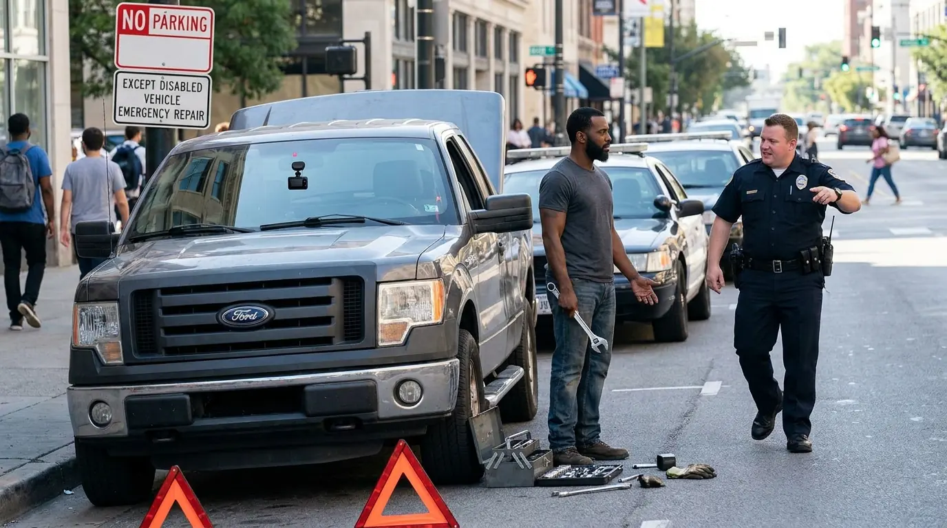 COP ARRESTED A BLACK MAN FIXING HIS OWN TRUCK — THEN THE DASH CAMERA EXPOSED WHAT HAPPENED AFTERWARD