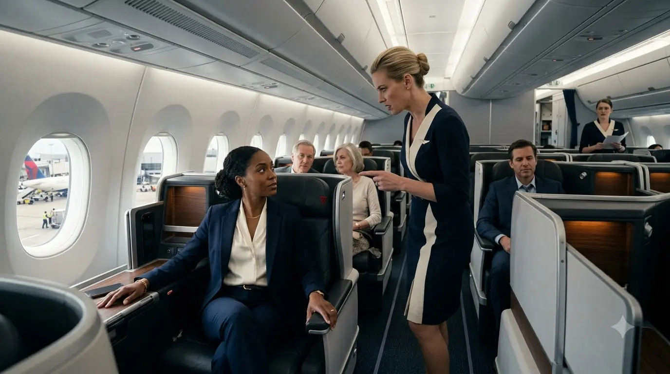 A Flight Attendant Mocked A Woman Seated in Her First-Class Seat — Unaware She was A Billionaire