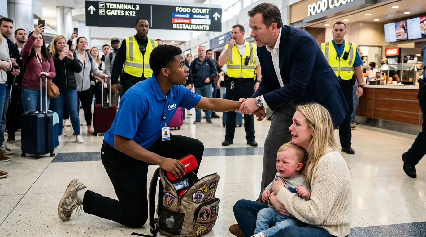 Everyone Panicked as a Billionaire’s Baby Screamed — Then a Poor Black Boy Asked Her To Try