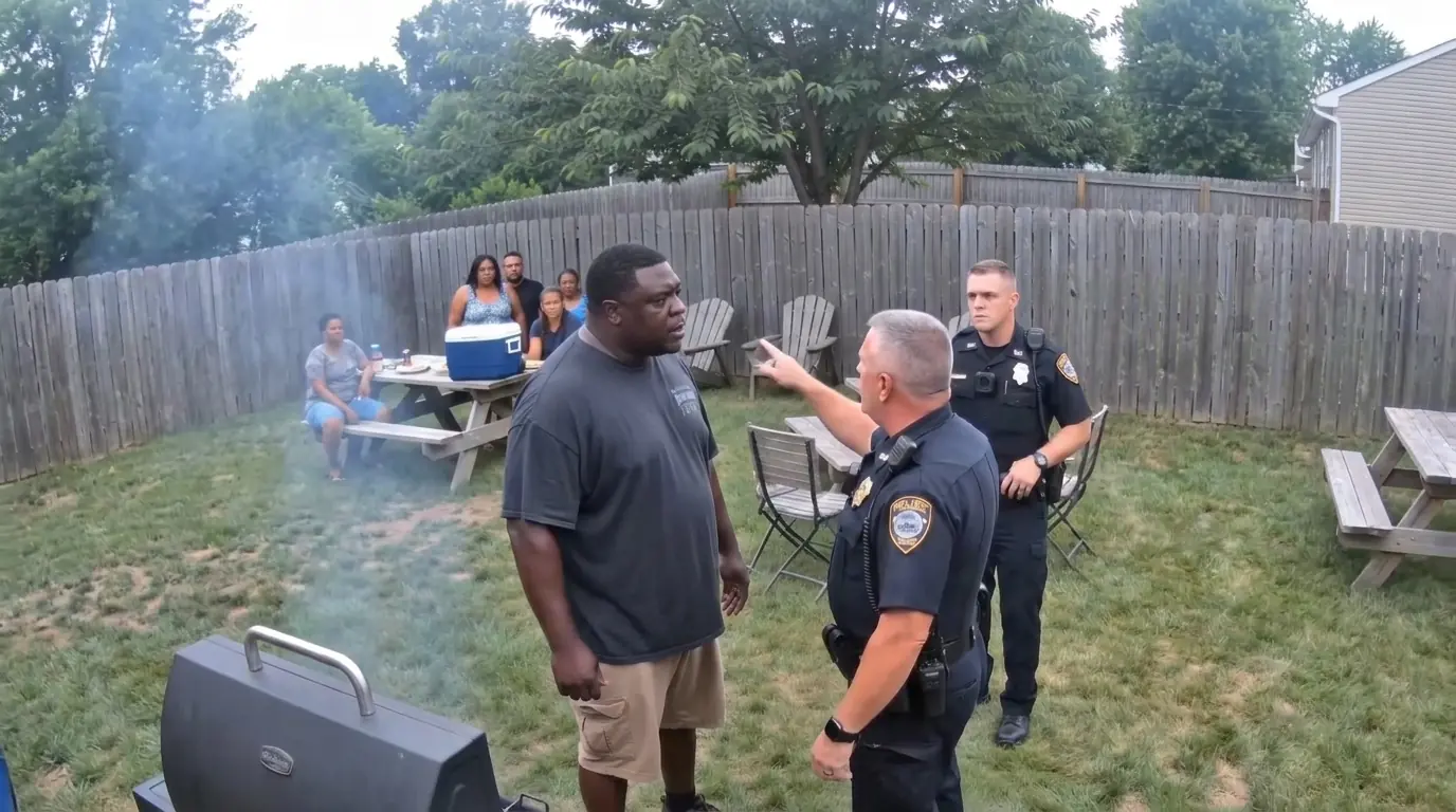 A Cop Handcuffed A Black Man At His Own Backyard Cookout — Then The Woman Walking Out Of His Kitchen Changed Everything