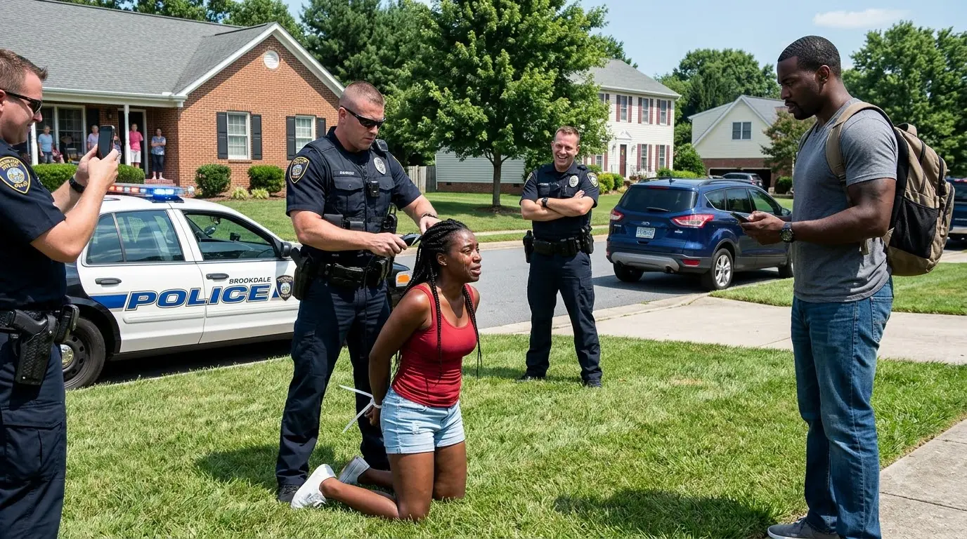 Fake Cops Shaved a Woman’s Hair on Her Front Lawn — Then Her Husband Noticed One Tiny Detail on Their Uniforms