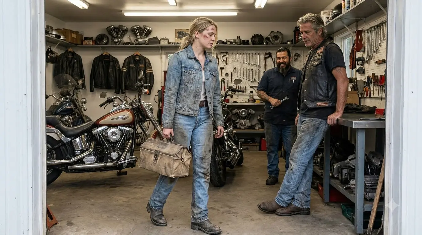 Bruised 24-Year-Old Brought Her Own Tools to the Hells Angels — 15 Minutes Later, They Stopped Laughing