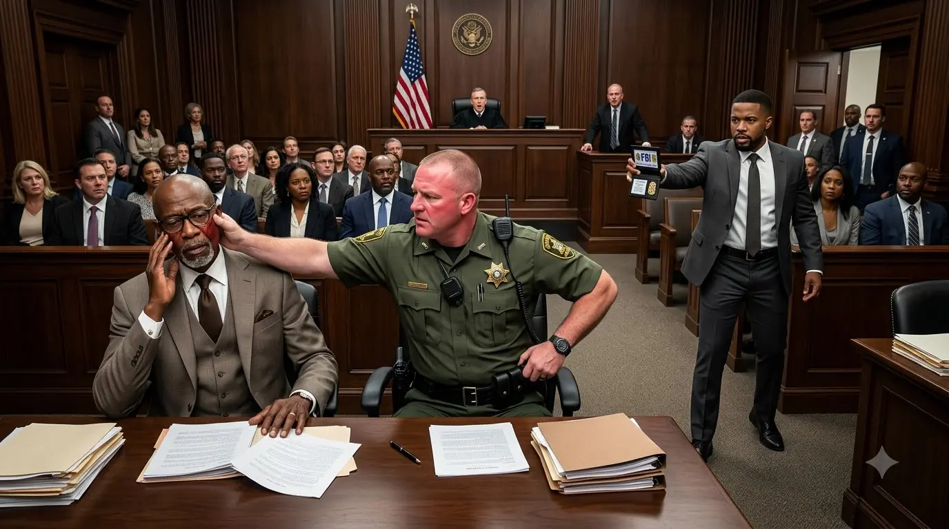 Deputy Slapped a Civil-Rights Lawyer in Open Court — Then His FBI Son Walked In and Ordered, “Hand Off the Weapon!”