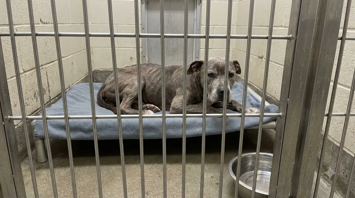 Oscar Is Too Weak to Stand, and His Time at the Shelter May Be Running Out
