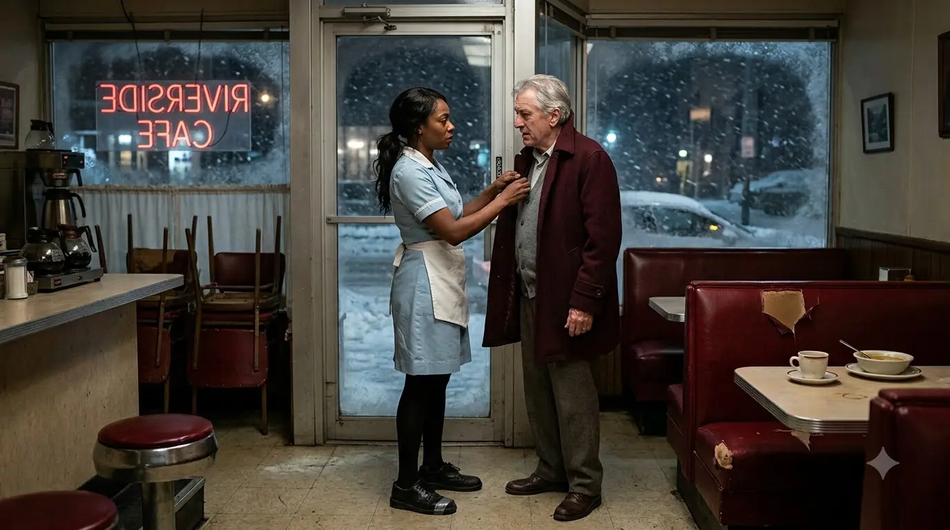 Waitress Gave Old Man Her Coat — The Next Day, He Returned As A Billionaire