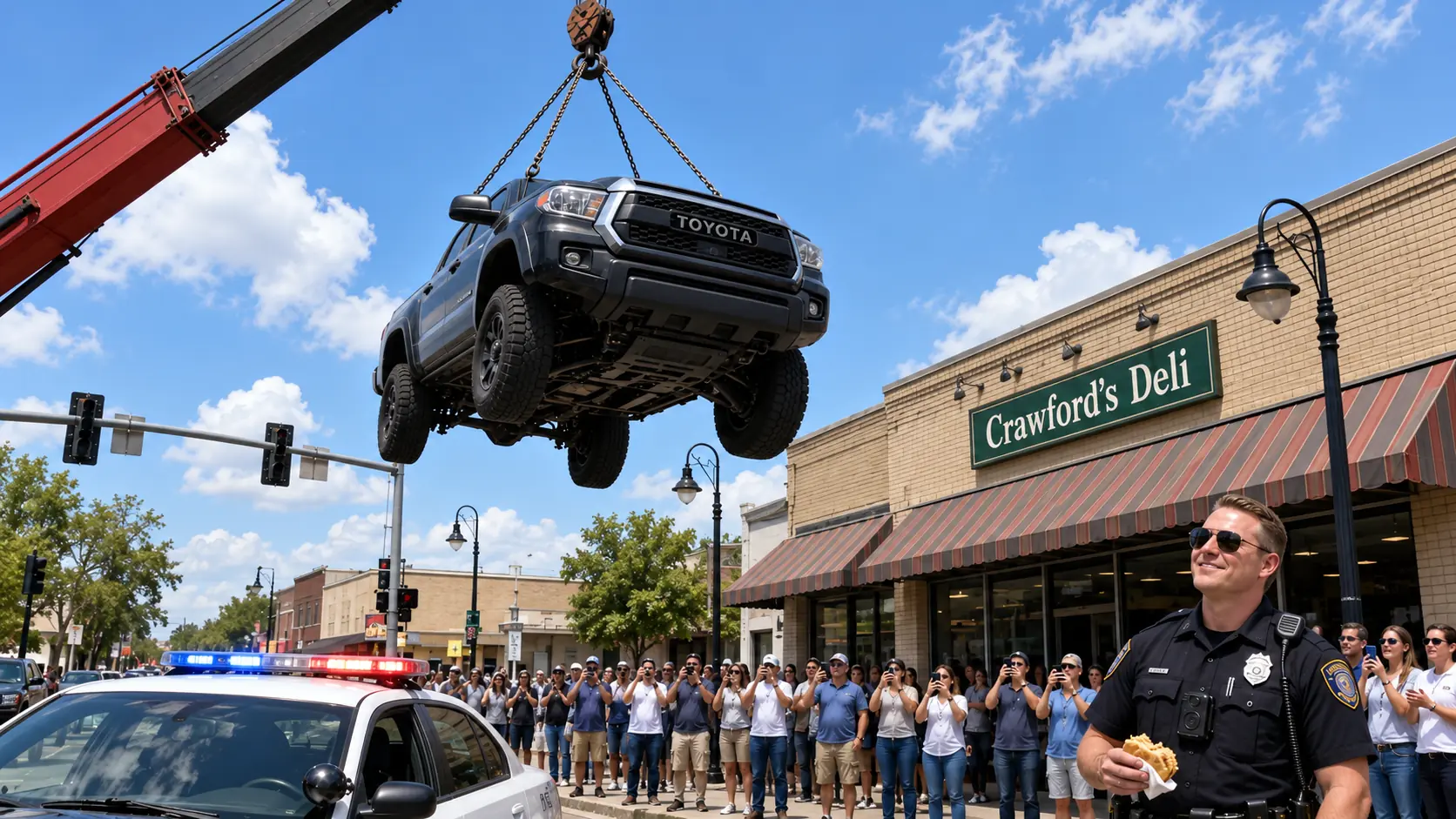 A Cop Had A Black Man’s New Pickup Lifted Outside A Texas Deli — Then The Police Chief Saw His Name On The Fleet Contract