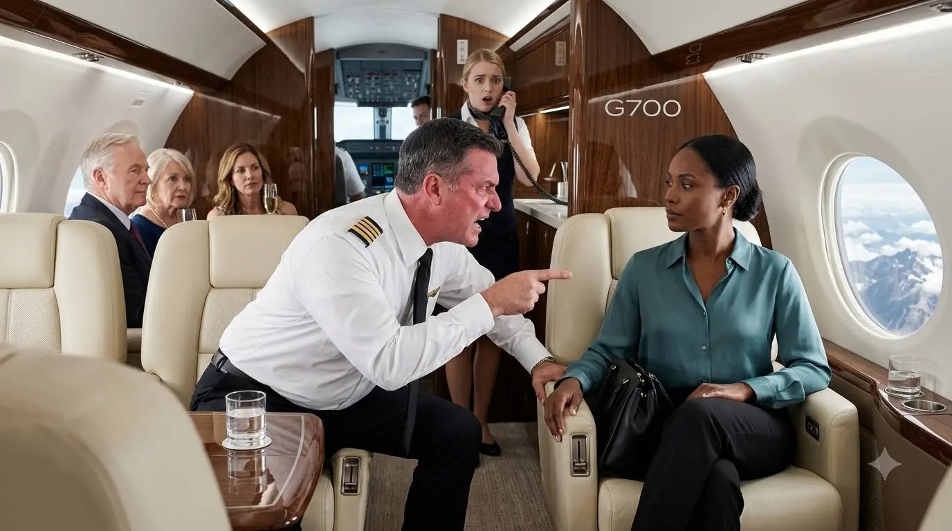 Pilot Ordered a Woman to “Move to the Back” on a Private Jet — Then He Learned She Owned the Aircraft