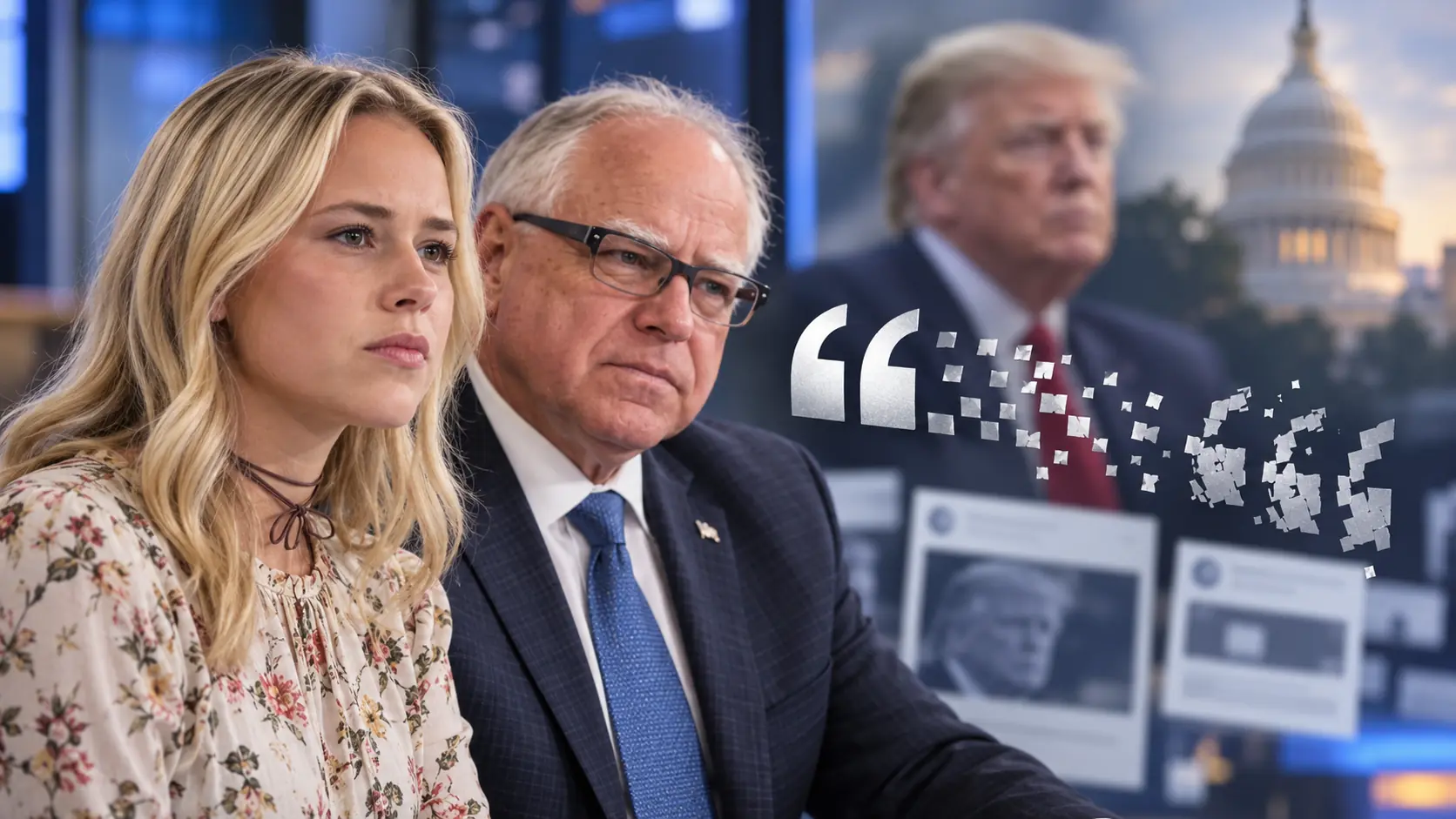 Did Hope Walz Really Say Trump Targeted Her Father? The Viral Quote, the Family Pressure, and How “Quote Laundering” Changes the Story
