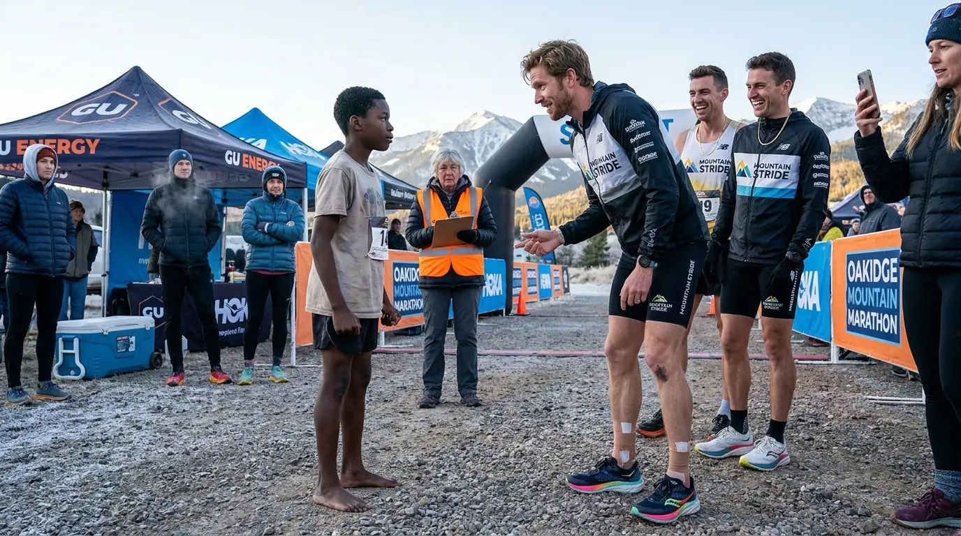 Runners Mocked Barefoot Black Kid "You Can't Win" — He Won $120K & Shamed Them All
