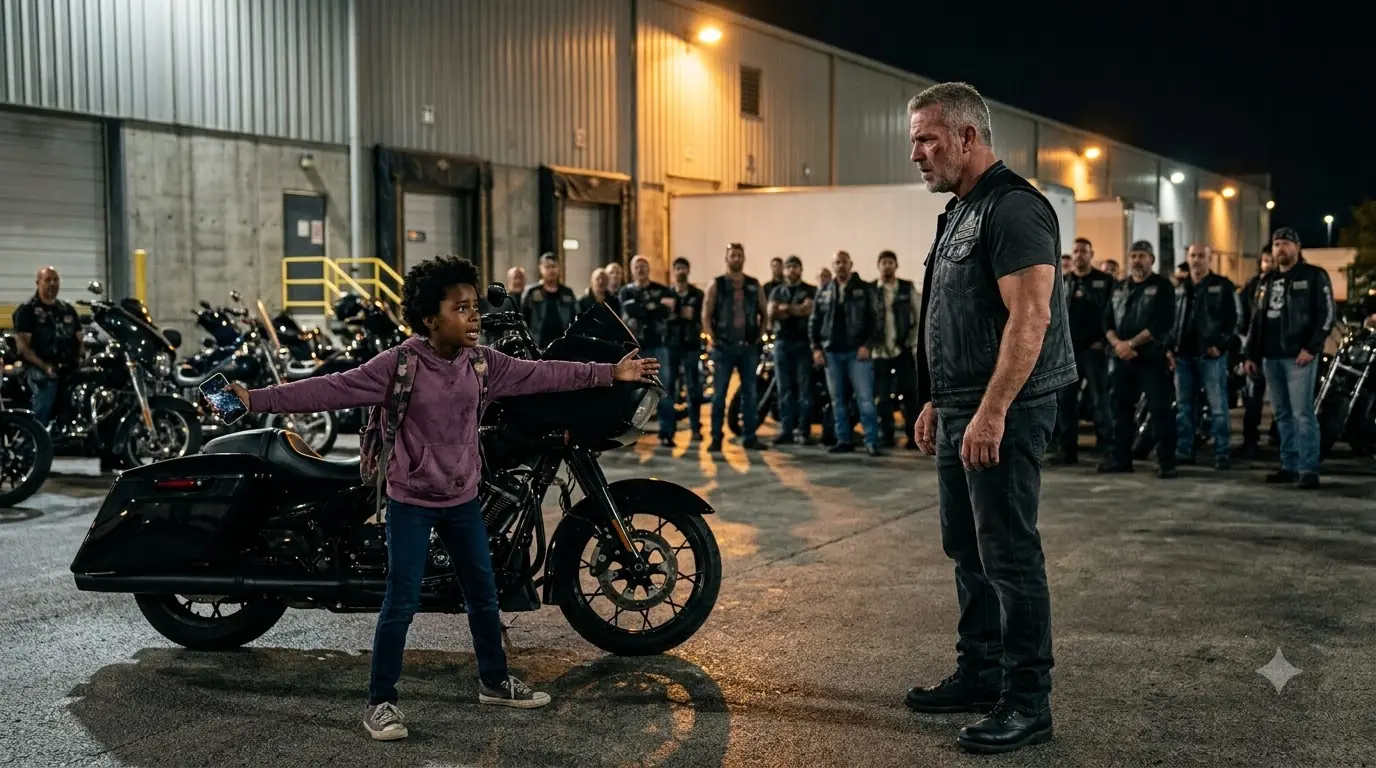 “Don’t Start Your Bikes…” Little Girl Trembled — What Happened Next Silenced the Hells Angels